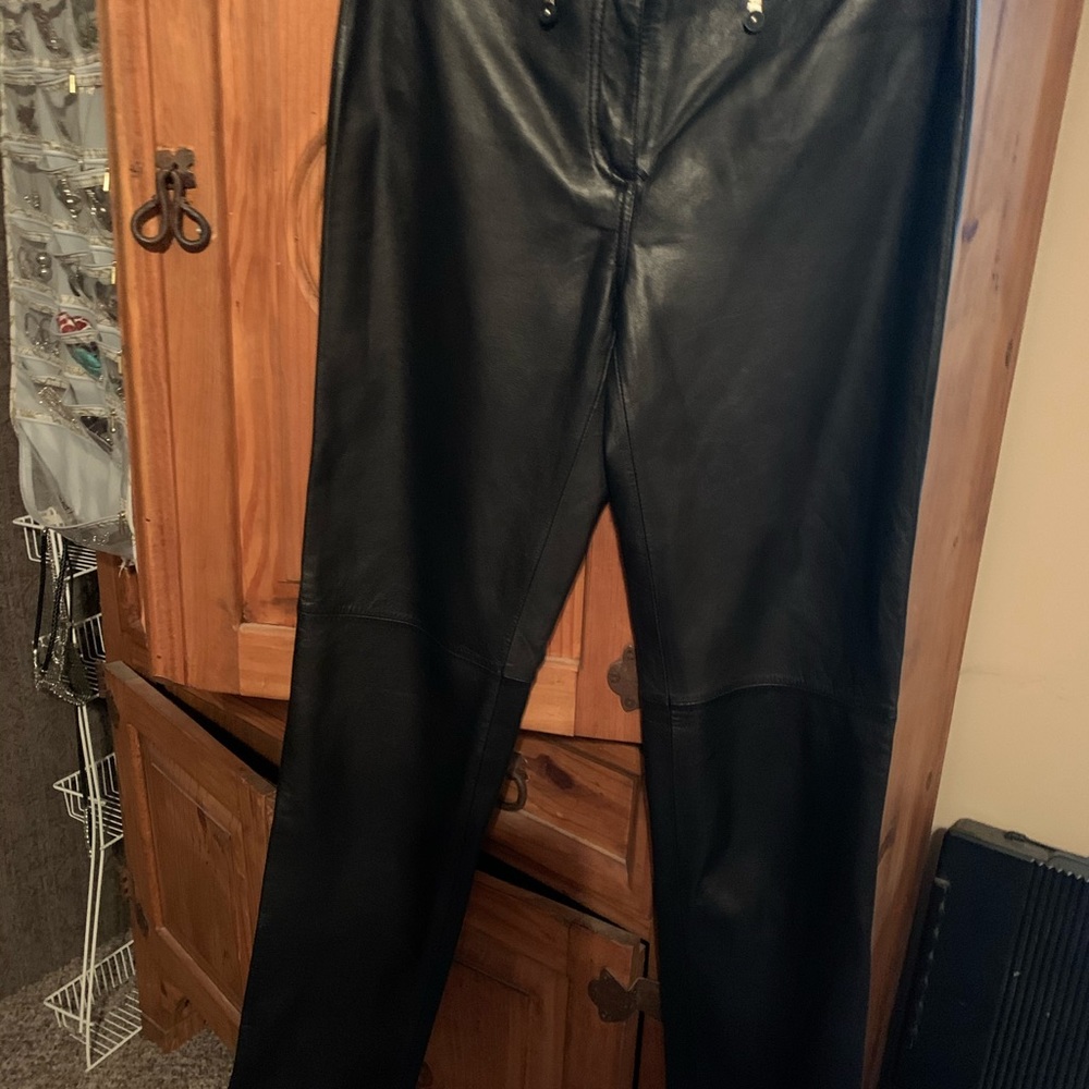 Leather pants